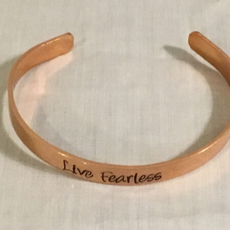 Live Fearless - Cuff Bracelet