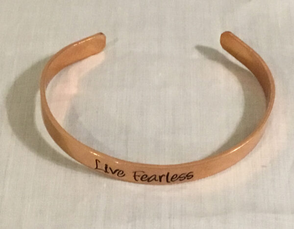 Live Fearless - Cuff Bracelet